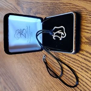 Pampered Chef logo necklace